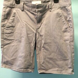 Gray Loft shorts; size 6s; gently used